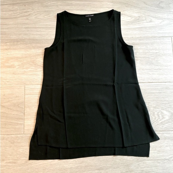 NWOT Eileen Fisher Silk Tunic Tank Top - Picture 4 of 8